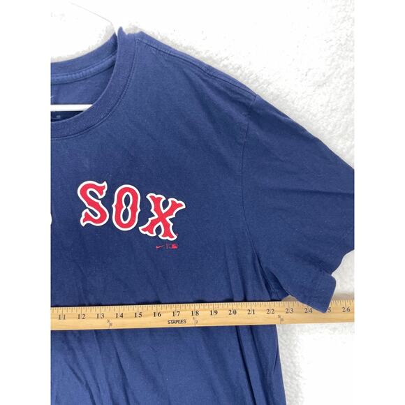 Nike Boston‎ Red Sox Justin Turner #2 T-Shirt Men’s XXL Navy Graphic Tee MLB - Picture 3 of 5